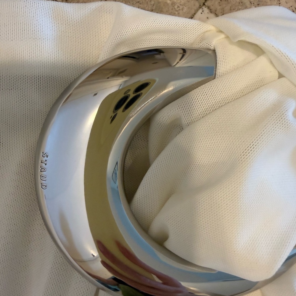 Staud white mesh skirt cover up - Picture 3 of 7